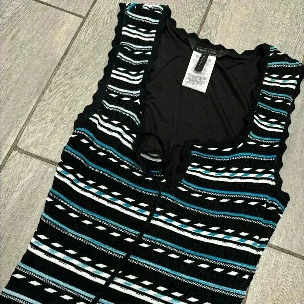 BCBG MAXAZRIA Knitt Bodycon Dress Size Small - Picture 4 of 5